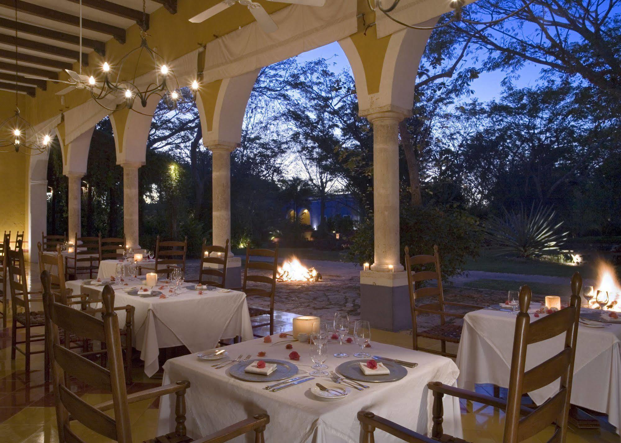 Hacienda San Jose Cholul Hotel Tixkokob Ресторант снимка